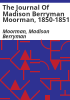The_Journal_of_Madison_Berryman_Moorman__1850-1851