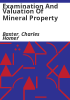 Examination_and_valuation_of_mineral_property