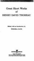 Great_short_works_of_Henry_David_Thoreau