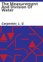 The_measurement_and_division_of_water