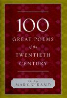 100_great_poems_of_the_twentieth_century